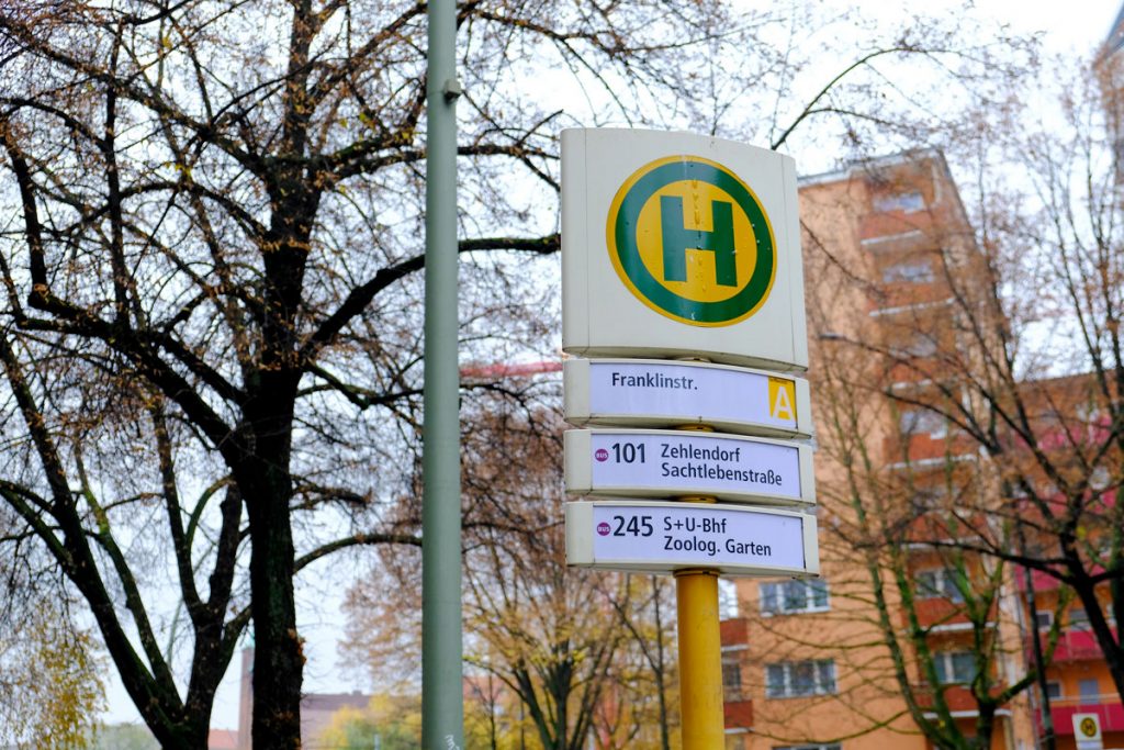 Ziel: Haltestelle Franklinstr.