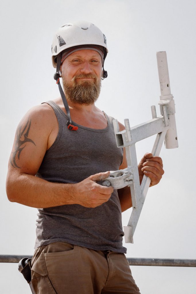 Foreman Enrico Ingendorf. Without him nothing would work here, that's for sure.